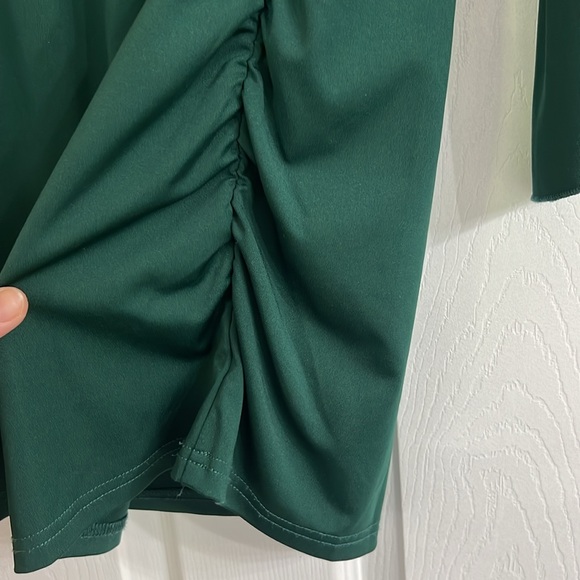 EUC Love2Mi Maternity Size Large 3/4 Sleeve Casual Green Maternity Top - Picture 8 of 8